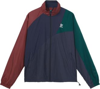adidas Mens adidas originals Brand Logo Colorblock Sports Jacket Autumn Navy Blue HC4499