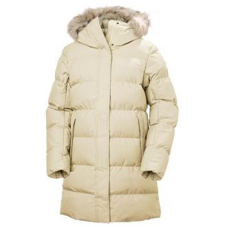 Helly Hansen Blossom Puffy Parka Mantel f&uuml;r Damen | beige