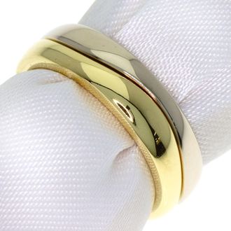 Cartier Yellow Gold (18K) White Gold (18K) Band Ring (Pre-Owned)