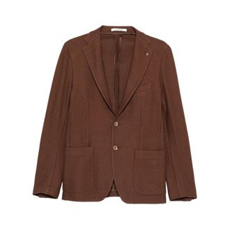 Tagliatore Formal Blazers, male, Brown, Size: M G-Dakar22K Jacket
