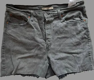 Levi's Womens Vintage Plus Denim Shorts In Grey