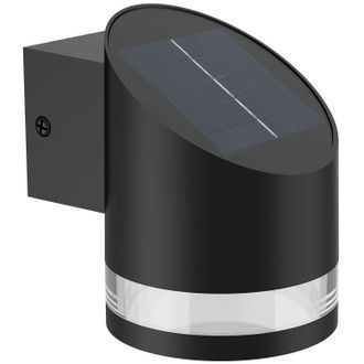 Philips Fyce Lampara Solar De Pared Negra 15 W Led