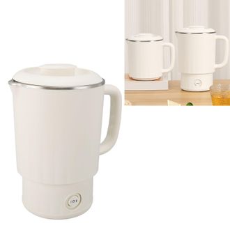 Infinite Hervidor De Viaje De Acero Inoxidable De 600 W, 600 Ml, Port&aacute;til, Calentamiento R&aacute;pido Con Control Inteligente De Temperatura Para Caf&eacute; Y T&eacute;, Enchufe 