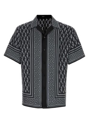 Versace Printed Silk Shirt