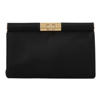 Dolce & Gabbana Pre-owned Clutches, female, Black, Size: ONE SIZE Pre-owned Marlene Small Clutch