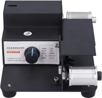 OEM Lijadora De Banda, Lijadora De Banco De Velocidad Ajustable, Mini Lijadora El&eacute;ctrica, Pulidora, M&aacute;quina De Amolar (enchufe Europeo 110-240v)