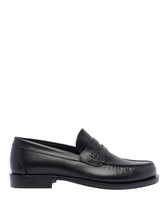Ferragamo Black Gancini Loafers