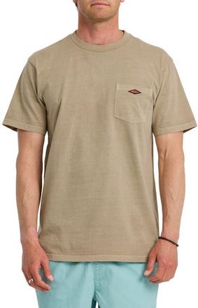 Quiksilver Saltwater Cotton Pocket T-Shirt in Seneca Rock at Nordstrom, Size Xx-Large