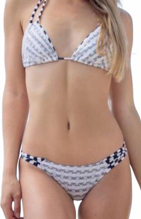 O'Neill Stars & Stripes Bikini Bottom In Navy/ White