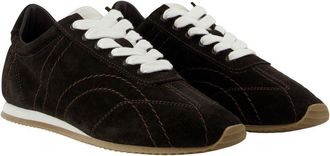 Toteme Womens Flex Sneakers - Toteme Leather Black Calfskin Shoes