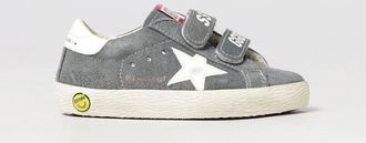 Golden Goose Sneakers Old School da bambino in pelle con chiusura a strappo