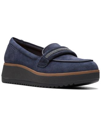 Clarks Zylah Shine Suede Loafer