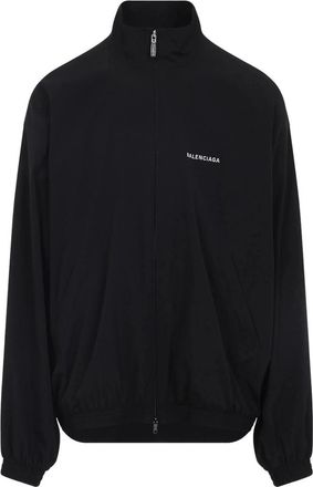 Balenciaga Logo-print Zip-up Jacket
