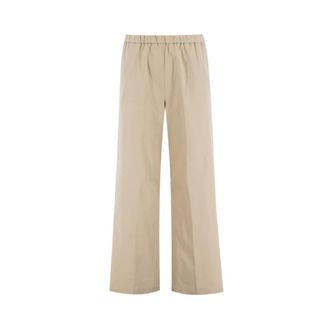 Aspesi Wide Trousers, female, Beige, Size: 2XS Wide Trousers