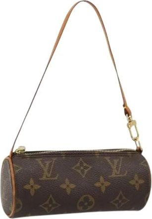 Louis Vuitton Pre-owned Mini Bags, female, Brown, Size: ONE SIZE Pre-owned Canvas Pouch