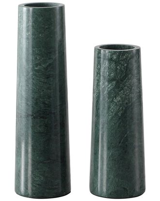 Safavieh Set Of 2 Valto Marble Vases