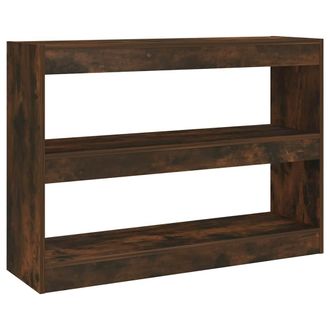 vidaXL Vidaxl - Estanter&iacute;a/divisor De Espacios Color Roble Ahumado 100x30x72 Cm
