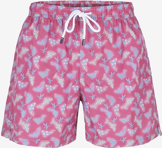 Fedeli Badeshorts mit Fischprint Madeira