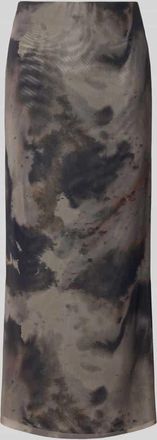 Jake*s Casual Maxirock mit elastischem Bund in Sand, Gr&ouml;&szlig;e S