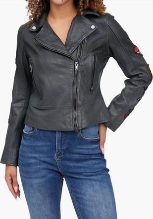 Mauritius Cynthia Heart Breaker Jacket In Black