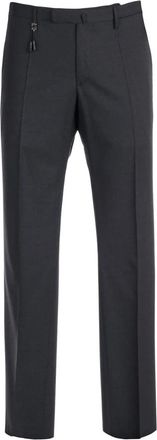 Incotex Geklede Wolbroek - Heren - Slim Fit Broeken - Grijs - 3XL - Wol - Broeken