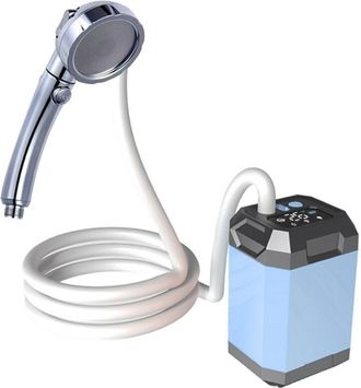 OEM Kit De Ducha Para Acampar, Ducha Port&aacute;til Para Acampar, Bomba De Ducha El&eacute;ctrica Recargable De 9000 Mah Con Pantalla Inteligente De Temperatura Y Pres