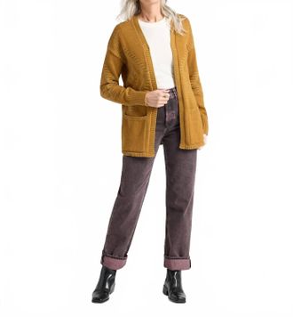 Pendleton Textured Sierra Springs Cardigan In Bronze/curry