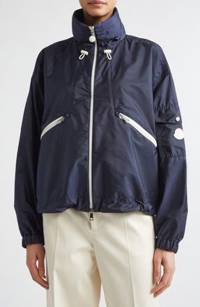 Moncler Marmacy Jacket in Navy Blue at Nordstrom, Size 4