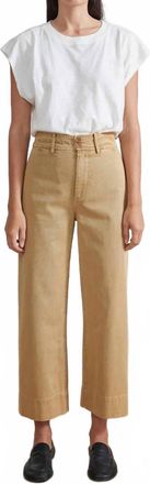 Apiece Apart Womens Chino Merida Pants In Camel