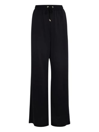 Lorena Antoniazzi star-embellished drawstring track pants - Black