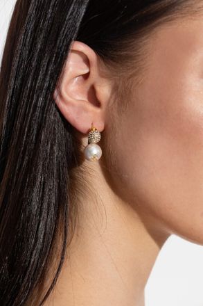 Jimmy Choo London Pearl Earrings, Womens, White