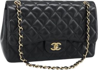 Chanel Pre-owned Vintage Schoudertas - Dames - Vintage Schoudertas - Zwart - ONE Size - Leer - Vintage