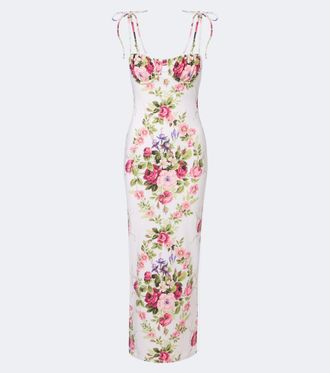 Montce Swim Petal floral maxi dress