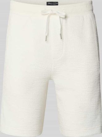 Marc O'Polo Relaxed Fit Sweatshorts aus Baumwoll-Mix in Offwhite, Gr&ouml;&szlig;e XXL