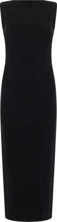 Cult Gaia Lange mouwloze jurk - Dames - Maxi kleedjes - Zwart - L - Nylon - Kleedjes