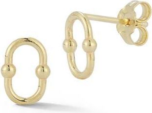 Ember Fine Jewelry 14K Gold Oval Stud Earrings at Nordstrom Rack