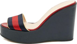 Gucci Sandali con zeppa - Blu