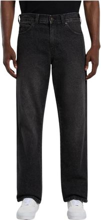 Dickies 954 Relaxed Straight - Heren - Regular Fit Jeans - Zwart - W31 L32 - Katoen - Jeans
