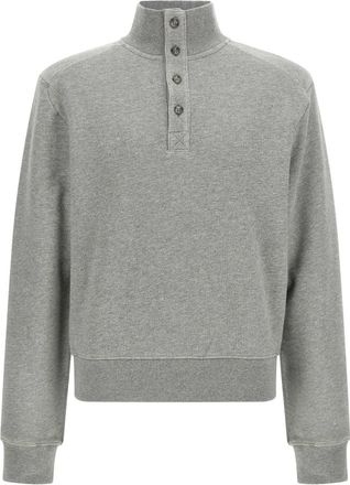 Entire studios Port Pullover - Heren - Coltruien - Grijs - L - Katoen - Truien & Vesten