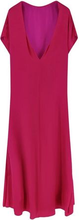 Dries Van Noten Diria Dress - Dames - Korte kleedjes - Roze - M - Kleedjes