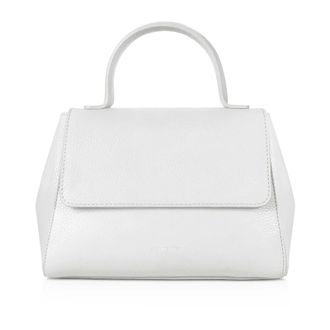 Le Parmentier Handbags, female, White, ONE SIZE, Ladyfinger Top Handle Ladybag w/Strap