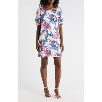 Tori Richard Two Can Tango Floral Minidress in White at Nordstrom Rack, Size Xx-Small Regular