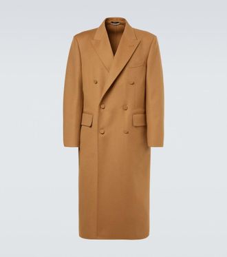 Tom Ford Double-breasted wool and cashmere coat