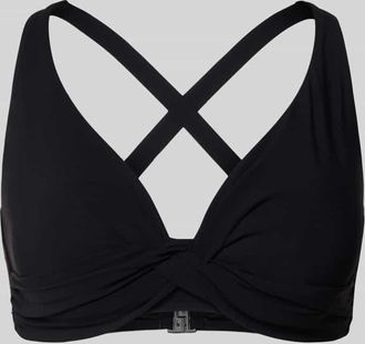 Barts Bikini-Oberteil mit Knotendetail Modell SOLID in Black, Gr&ouml;&szlig;e 42