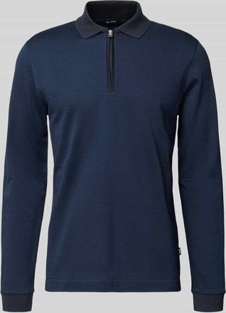 HUGO BOSS Regular Fit Poloshirt aus reiner Baumwolle Modell PEDUZZI 06 in Marine, Größe XXXL