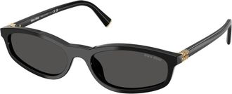 Miu Miu Regard Zonnebril - Dames - Zonnebrillen - Zwart - 54 MM - Accessoires