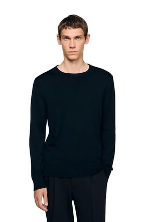 Sandro Fine knit sweater in Black at Nordstrom, Size Xx-Large