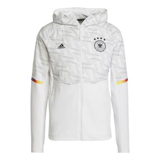 adidas Germany Game Day Full-Zip Travel Hoodie White IC4377