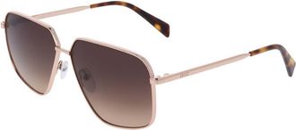 Liu Jo LJ162S 770 Mens Sunglasses Gold Size 60