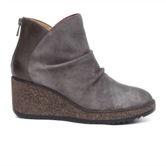 Aetrex Womens Kara Ankle Boot In Charcoal